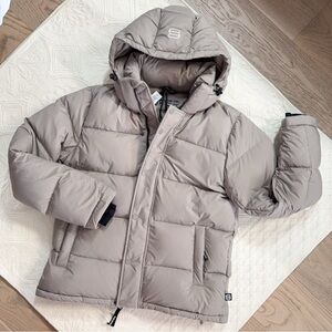 NWT 125615 SUPER PUFF MENS MODERN TAUPE M 700fill